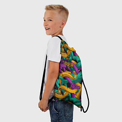 Рюкзак-мешок Граффити, цвет: 3D-принт — фото 2
