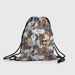 Рюкзак-мешок Dogs, цвет: 3D-принт