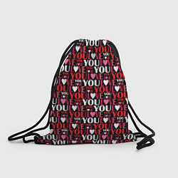 Рюкзак-мешок Люблю Тебя!, цвет: 3D-принт