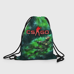 Рюкзак-мешок CS GO Green rage, цвет: 3D-принт