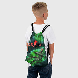 Рюкзак-мешок CS GO Green rage, цвет: 3D-принт — фото 2