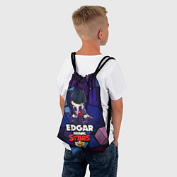Рюкзак-мешок BRAWL STARS EDGAR, цвет: 3D-принт — фото 2
