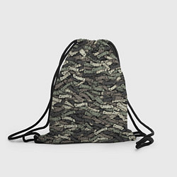 Рюкзак-мешок Камуфляж - Серёга, цвет: 3D-принт