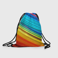 Рюкзак-мешок Цветной мех диагональ, цвет: 3D-принт