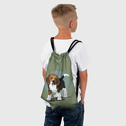 Рюкзак-мешок Маленький Щенок, цвет: 3D-принт — фото 2