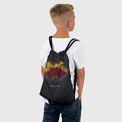 Рюкзак-мешок Light your fire, цвет: 3D-принт — фото 2