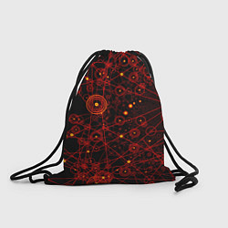 Рюкзак-мешок Данные сети, цвет: 3D-принт
