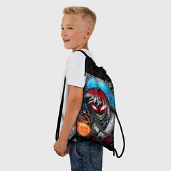 Рюкзак-мешок Disturbed, цвет: 3D-принт — фото 2