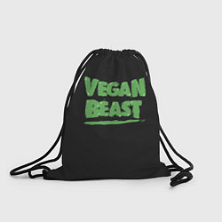 Рюкзак-мешок Vegan Beast, цвет: 3D-принт