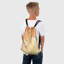 Рюкзак-мешок Милашный зверек, цвет: 3D-принт — фото 2