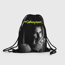 Рюкзак-мешок Cyberpunk 2077 Джонни, цвет: 3D-принт