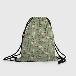 Рюкзак-мешок Йога, цвет: 3D-принт
