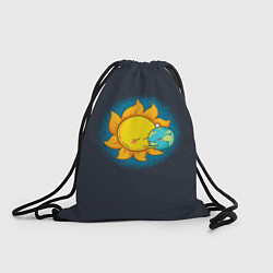 Рюкзак-мешок Согрей моё сердце, цвет: 3D-принт