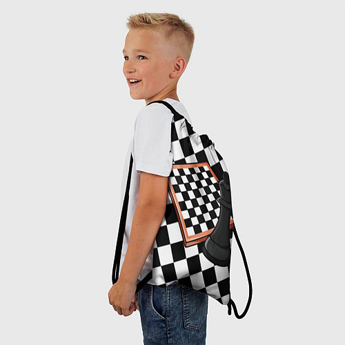 Мешок для обуви Шахматы / 3D-принт – фото 3