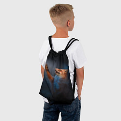 Рюкзак-мешок Лиса и огонек, цвет: 3D-принт — фото 2