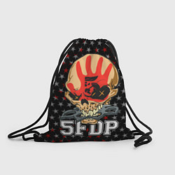 Рюкзак-мешок Five Finger Death Punch 3, цвет: 3D-принт