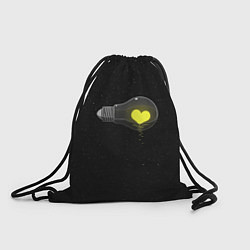 Рюкзак-мешок Сердце в лампе, цвет: 3D-принт