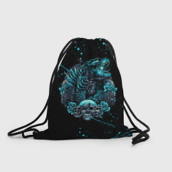Рюкзак-мешок GODZILLA ГОДЗИЛЛА, цвет: 3D-принт