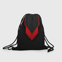 Рюкзак-мешок Красный галстук 3D, цвет: 3D-принт