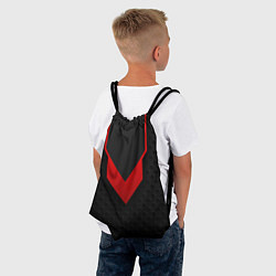 Рюкзак-мешок Красный галстук 3D, цвет: 3D-принт — фото 2