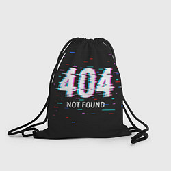 Рюкзак-мешок Глитч 404, цвет: 3D-принт