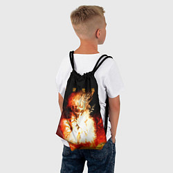 Рюкзак-мешок Огненый Канеки Кен, цвет: 3D-принт — фото 2