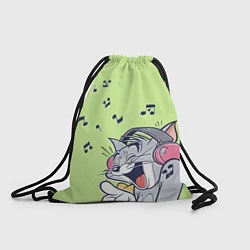 Рюкзак-мешок Том в наушниках, цвет: 3D-принт