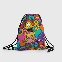 Рюкзак-мешок Crazy abstraction, цвет: 3D-принт