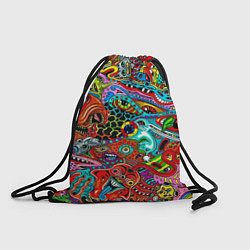 Рюкзак-мешок Яркая абстракция bright abstraction, цвет: 3D-принт