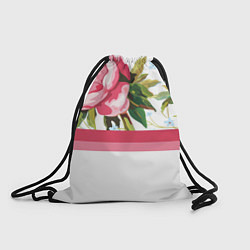 Рюкзак-мешок Нежные Розы, цвет: 3D-принт