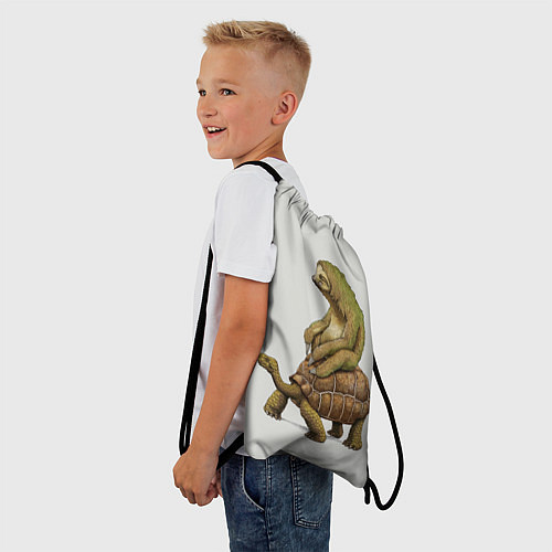 Мешок для обуви Тише едешь А впрочем / 3D-принт – фото 3