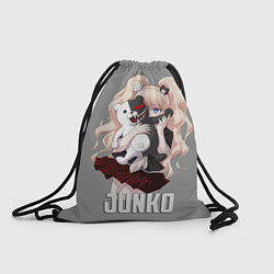 Рюкзак-мешок MONOKUMA JUNKO, цвет: 3D-принт
