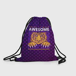 Рюкзак-мешок Awesome Тигр lion like, цвет: 3D-принт