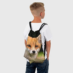 Рюкзак-мешок Мордочка лисицы, цвет: 3D-принт — фото 2