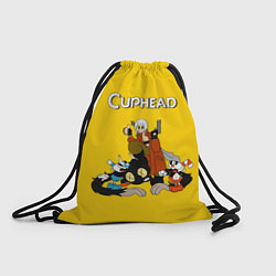 Рюкзак-мешок Cuphead x DMC, цвет: 3D-принт