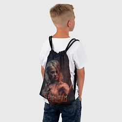Рюкзак-мешок Valheim девушка воин, цвет: 3D-принт — фото 2