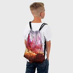Рюкзак-мешок Симуляция города, цвет: 3D-принт — фото 2