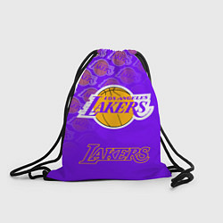 Рюкзак-мешок LOS ANGELES LAKERS ЛЕЙКЕРС, цвет: 3D-принт