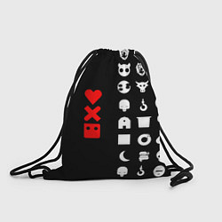 Рюкзак-мешок Любовь, смерть и роботы, цвет: 3D-принт