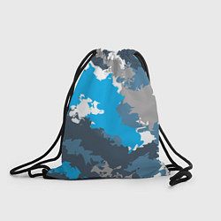 Рюкзак-мешок Камуфляж ледяной, цвет: 3D-принт
