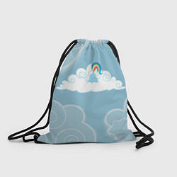 Рюкзак-мешок Rainbow in cloud, цвет: 3D-принт