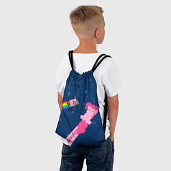 Рюкзак-мешок Nyan cat x Pony, цвет: 3D-принт — фото 2