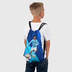 Рюкзак-мешок Бернарду Силва Манчестер Сити, цвет: 3D-принт — фото 2