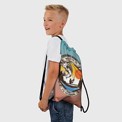 Рюкзак-мешок Поход и туристическая рыбалка, цвет: 3D-принт — фото 2
