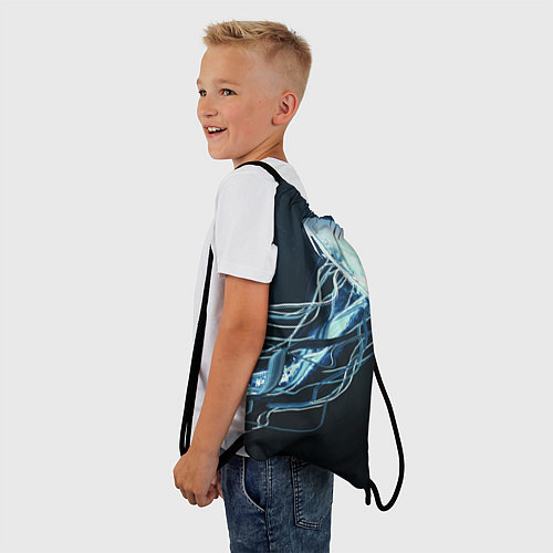 Мешок для обуви Рисунок медуза / 3D-принт – фото 3