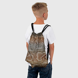 Рюкзак-мешок Snake skin, цвет: 3D-принт — фото 2
