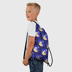 Рюкзак-мешок Sonic pattern, цвет: 3D-принт — фото 2
