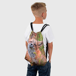 Рюкзак-мешок Лисичка, цвет: 3D-принт — фото 2