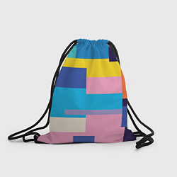 Рюкзак-мешок Плавные узоры, цвет: 3D-принт