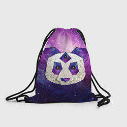 Рюкзак-мешок КОСМО-ПАНДА, цвет: 3D-принт